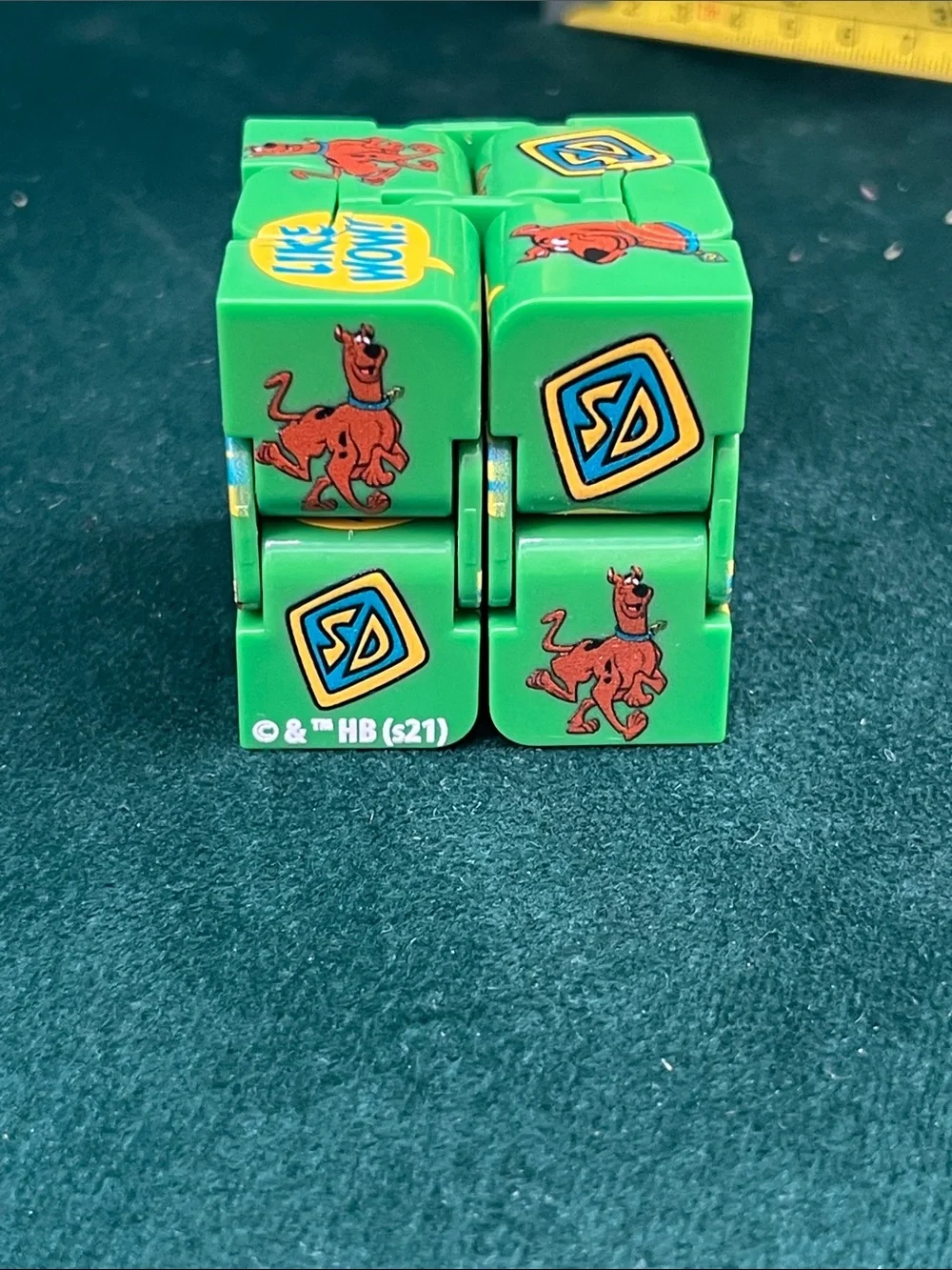 Warner Bros. Scooby-Doo Green Infinity Cube Fidget Toy